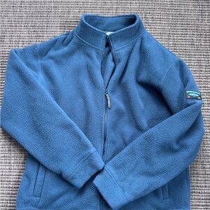 Orvis Men's Full Zip Blue Fleece Jacket